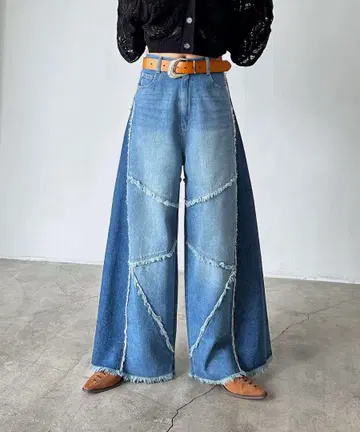 PAGEBOY 데님 프린지 리메이크 데님