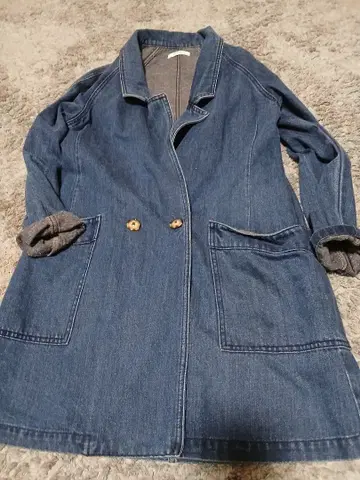 MOUSSY 데님 자켓 데님 코트