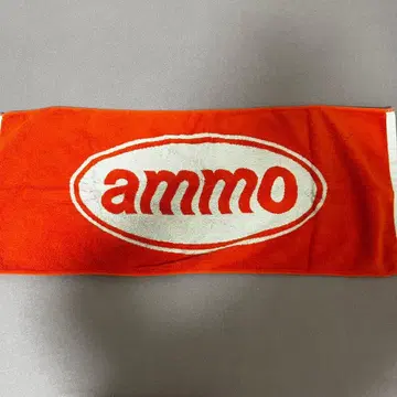 ammo 로고 타월 오렌지