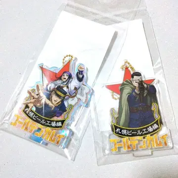 골든 카무이 아크릴 스탠드 키링 맥주 공장 스기모토&아시리파, 오가타