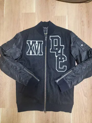 MSGR 바시티 자켓 MA-1 블랙 XL