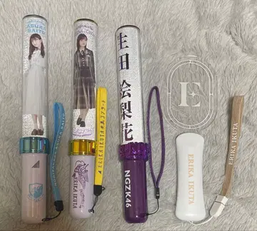 전 노기자카46 이쿠타 에리카 사이토 아스카 응원봉 4개 세트