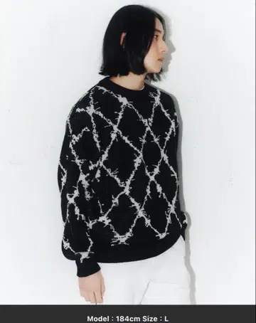 FTW PATTERN KNIT SWEATER M