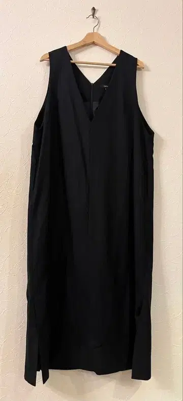 언타이틀 네이비 오버롤 스커트 빅 사이즈 3L