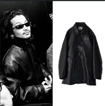 Yucatan Bay 블랙 가죽 자켓 00s 90s 츠네타 다이키 착용풍