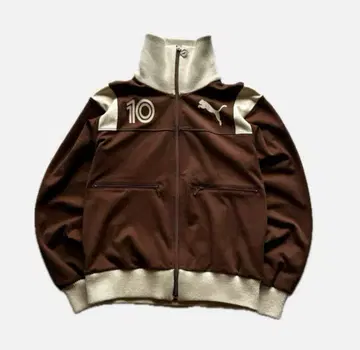 archive puma track jacket beige brown