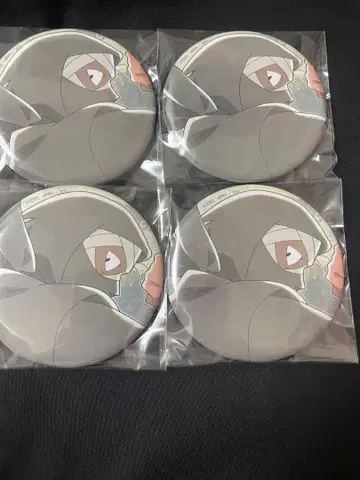 닌타마 란타로 세가 럭키 쿠지 잣토 곤나몬 캔뱃지 4개 세트