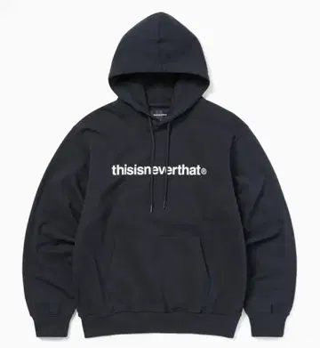 thisisneverthat 로고 후디 XL 사이즈 네이비 x 화이트