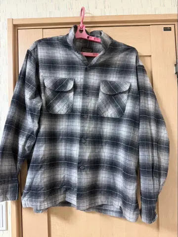 Pendleton 플란넬 셔츠 L 사이즈 그레이 계열 체크