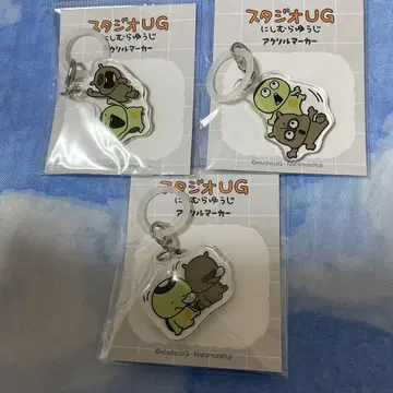 3개 세트 니시무라 유우지 카파와 타누키 엄브렐라 마커 아크릴 마커