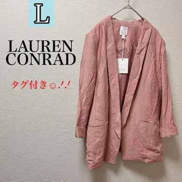 LAURENCONRAD 로렌 콘래드 L 핑크 테일러드 자켓