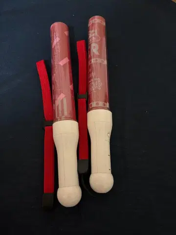 빨간색 응원봉 2개 세트