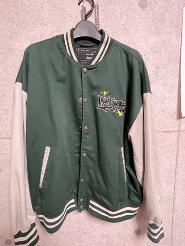 Mark Gonzales 바시티 자켓 M 사이즈 그린