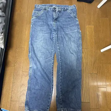 Dickies 와이드 레그 데님 팬츠