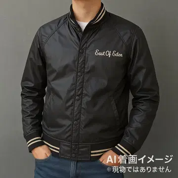 United Arrows 나일론 자켓 블랙 바시티 자켓풍 M 사이즈