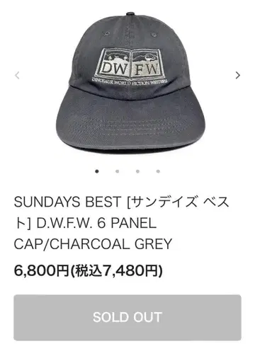 SUNDAYS BEST D.W.F.W. 6 PANEL CAP