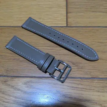 20mm 퀵릴리즈 스프링 그레이 가죽 벨트