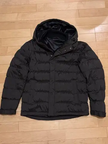 UNIQLO 후드 부착 브라운 다운 자켓