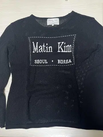 Matin Kim 메쉬 니트