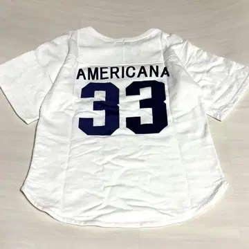 AMERICANA 하프 소매 트레이닝복