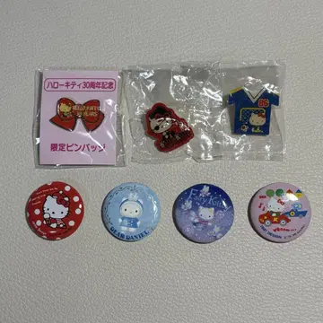 헬로키티 HELLO KITTY 캔뱃지 핀 배지