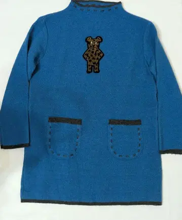 알베로베로 올레볼레 브라 니트 자수 튜닉
