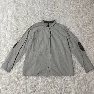 NORTHERN TRUCK 여성용 긴팔 셔츠 L 면 코튼 그레이