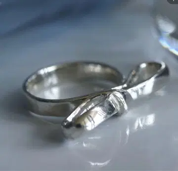 실버 925 ao jewelry 리본 링