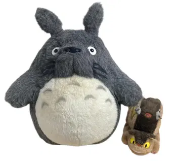 HFD2110 새상품급 대토토로 고양이 버스 세트 봉제 인형