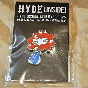 EXPO HYDE 미야쿠미야쿠  유라유라 핀 배지 Edyh Ver.
