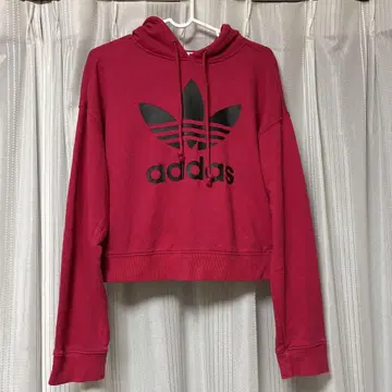 adidas 숏 기장 후드티