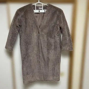 natural couture 브라운 롱 코트