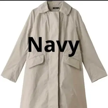 엠필 코트 다크 네이비 네이비 Mfil 미카코 나카무라