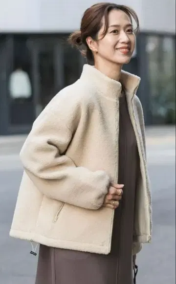 [ 새상품 ] DOORS 도어즈 스탠드 카라 보아 블루종