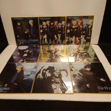 소드 아트 온라인 메탈릭 랜덤 색지 9장 세트