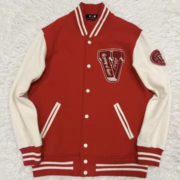 새상품급 VAN JACKET  맨투맨 바시티 자켓 LL 레드