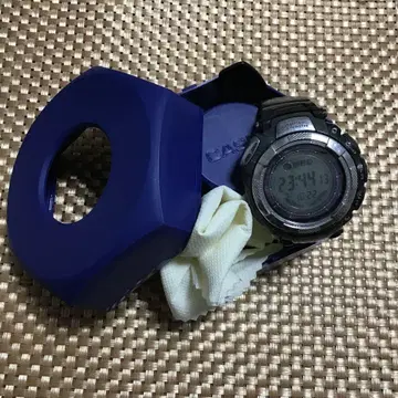 CASIO PROTREK PATHFINDER 방수 솔라 남성용 손목시계