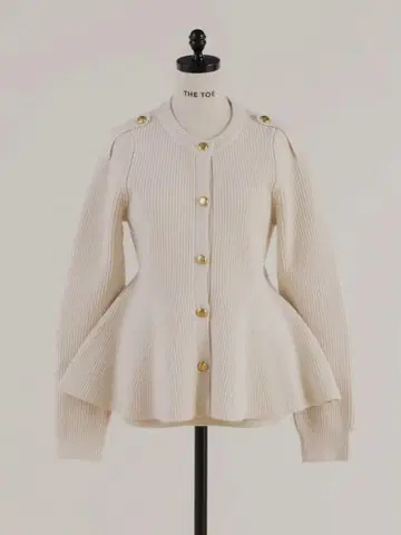Rosen Peplum Cardigan / THE TOE