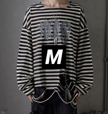 [ GRANCY ] 올 패턴 큐빅 그래픽 롱 T 그랑시 보더 M