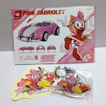[ 새상품 ] 에이미 소닉 레이싱 소닉 엽서 스티커 세트