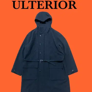 ULTERIOR RUNDOM BUSKET TWEED 후드 코트 4