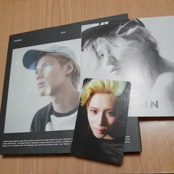 SHINee 태민 [ ACE ] 블랙 ver. 트레이딩 카드 포함