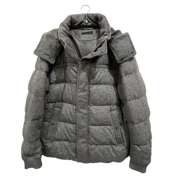 UNIQLO 그레이 후드 부착 다운 자켓 XL