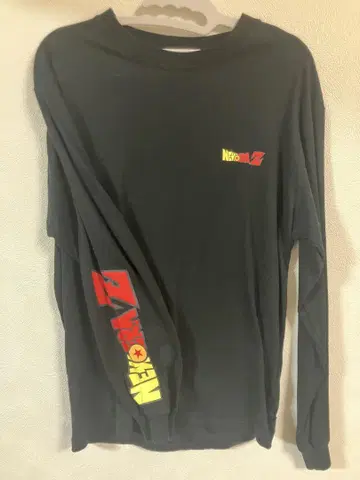NEW ERA 드래곤볼 Z 긴팔 T셔츠 M 사이즈 블랙
