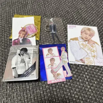 초특급 슈야 에비라이 아크릴 키링 스티커 세트
