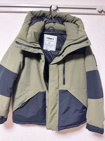 CAMP7 다운 자켓 후드 부착