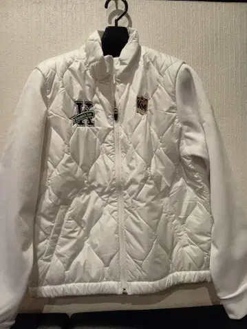 화이트 퀼팅 자켓 여성용