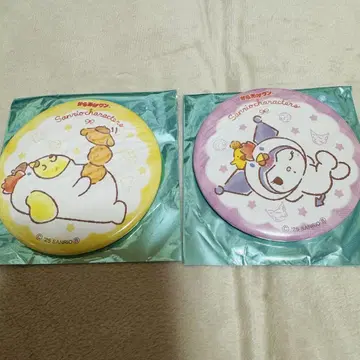 카라아게쿤 산리오 콜라보 폼폼푸딩 크로캔뱃지