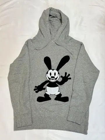 [구제 의류] Disney UT 오스왈드 후드티 그레이 L 사이즈