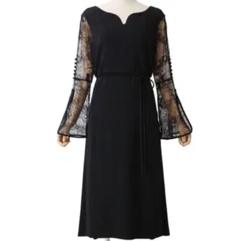 mame kurogouchi river lace sleeve dress